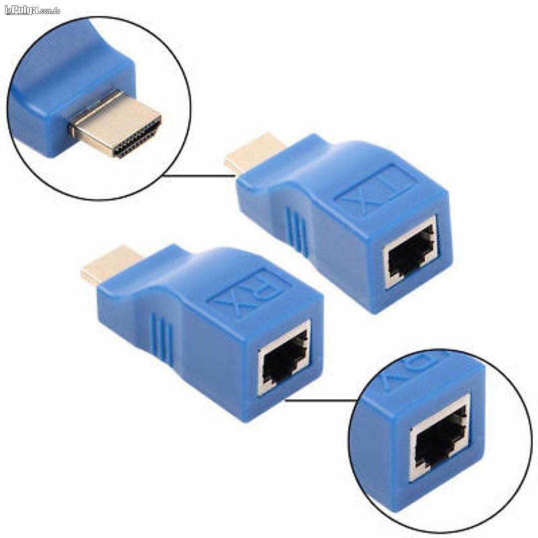 Extensor HDMI Adaptador HDMI A RJ45 Full HD 1080P 3D 4K 2K 2.0 Foto 6961800-3.jpg