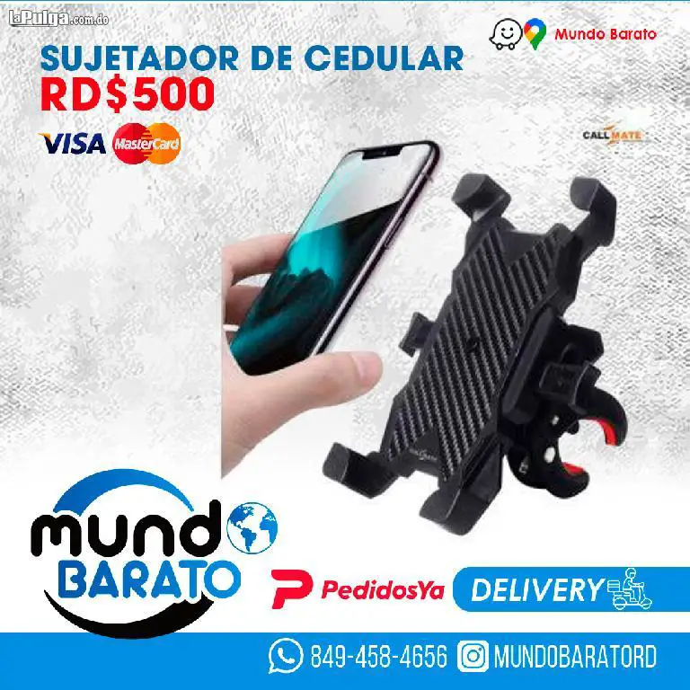 Sujetador de celular telefono motor moto carro  Foto 6972368-2.jpg