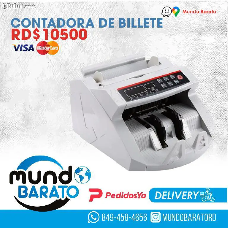 Maquina de Contar Billetes con Detector Falsos UV