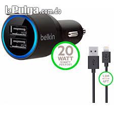 CARGADOR BELKIN PARA CARRO DOBLE PUERTO CON CABLE MICRO USB Foto 6982287-5.jpg