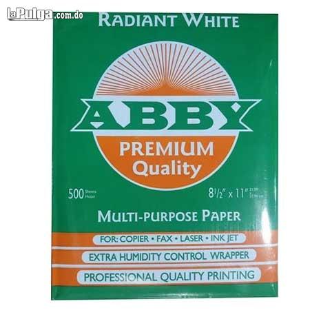 RESMA PAPEL BOND CARTA 8 1/2 X 11 ABBY PREMIUM Foto 6982496-4.jpg