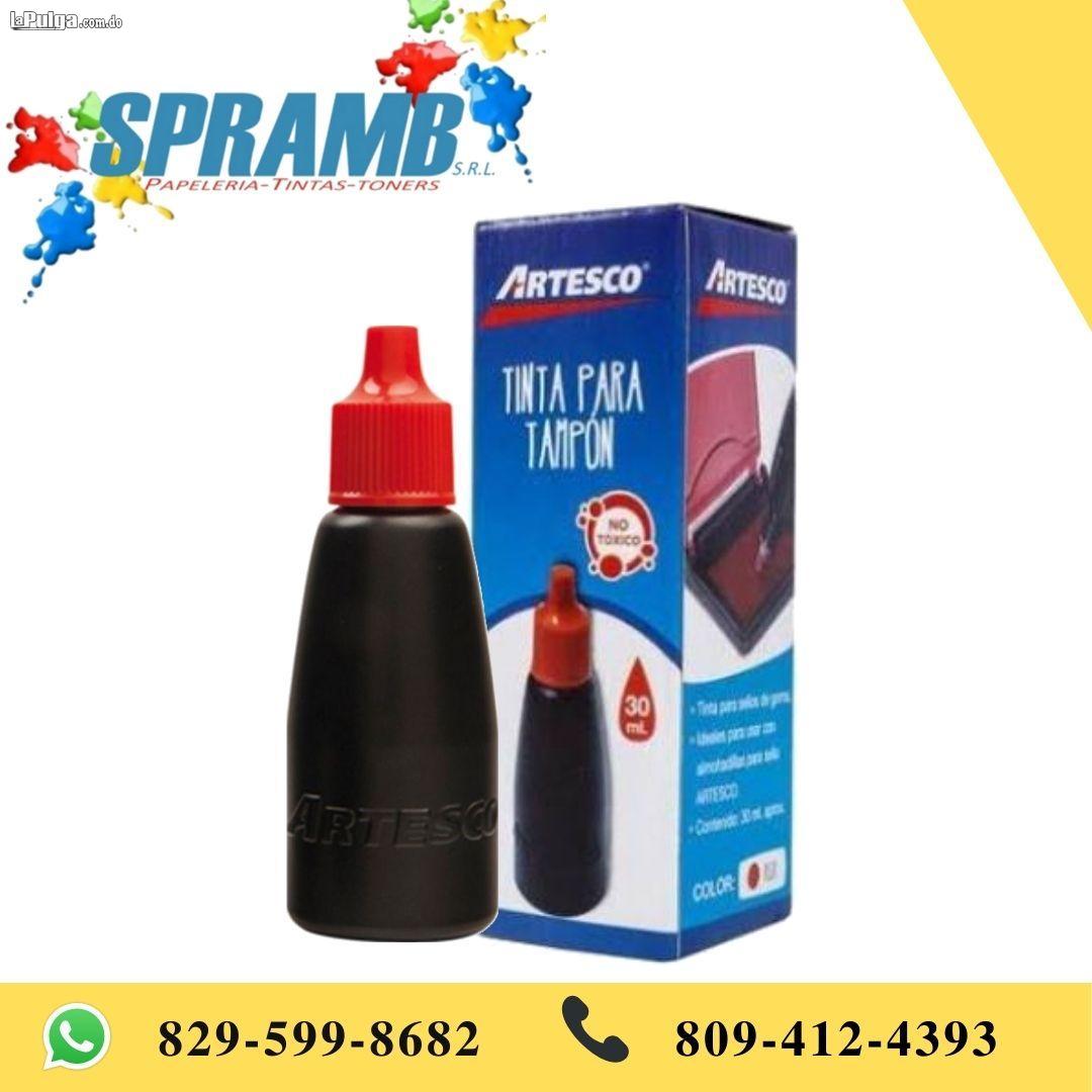 Tinta para Tampon 30 ml Artesco Rojo Foto 6984724-1.jpg