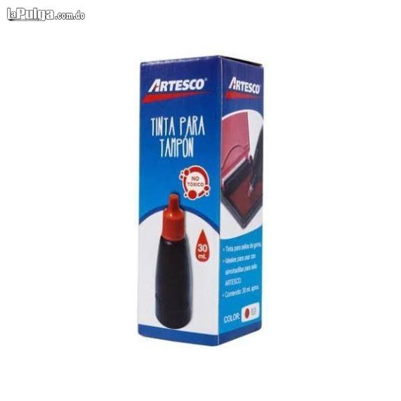 Tinta para Tampon 30 ml Artesco Rojo Foto 6984724-2.jpg
