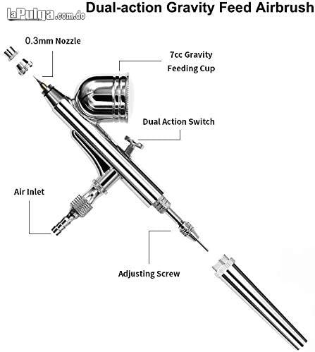 Compresor de Aerografo Maquillaje Mini Compresor De Pintura Pulverizad Foto 6985315-3.jpg