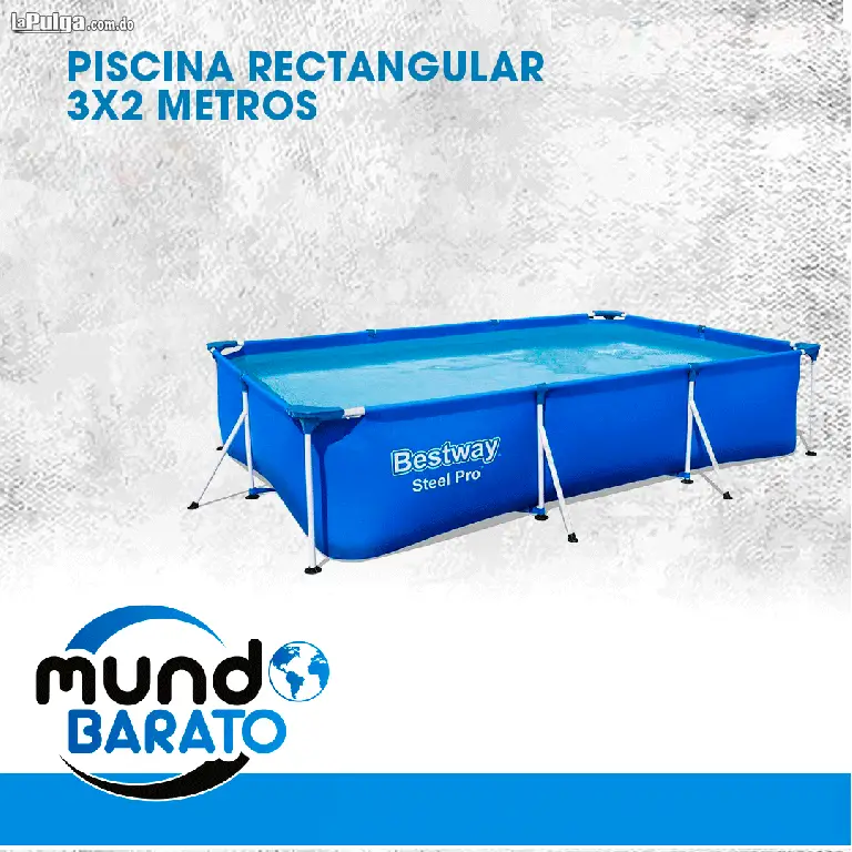 Piscina Best Way 3 x 2 Metros Grande 872 galones. Armable Azul  Foto 6985947-2.jpg