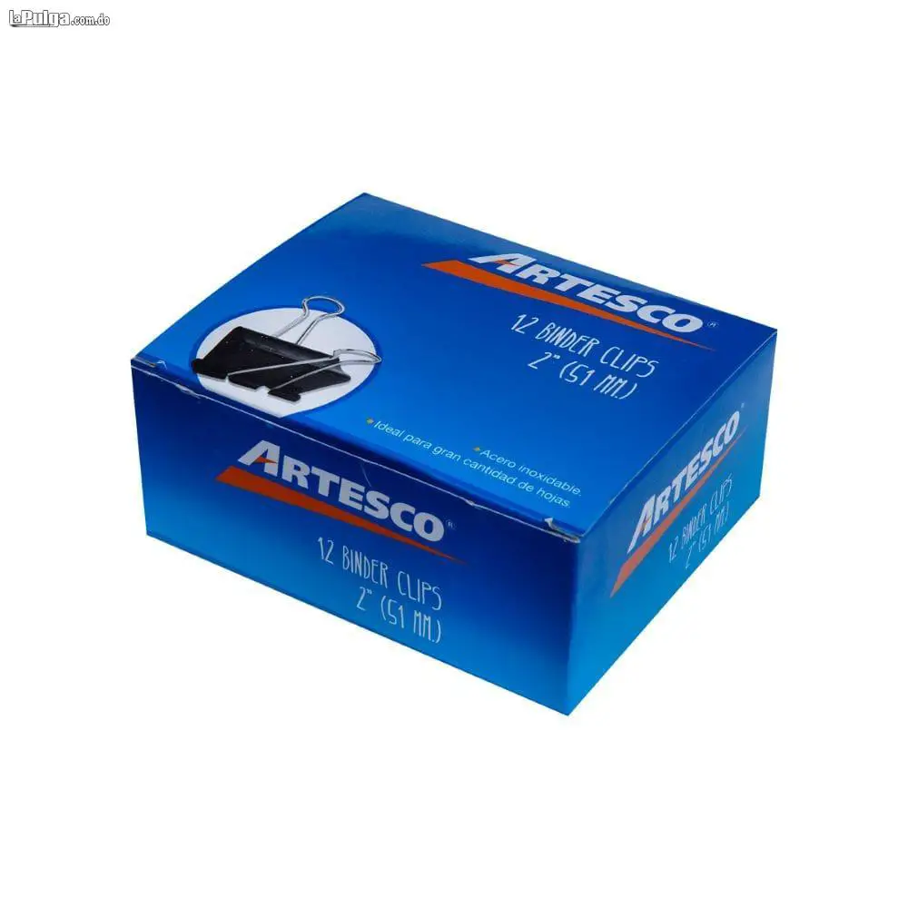 BINDER CLIP DE 2 51 MM CAJA X 12 UNDS ARTESCO Foto 6991574-3.jpg