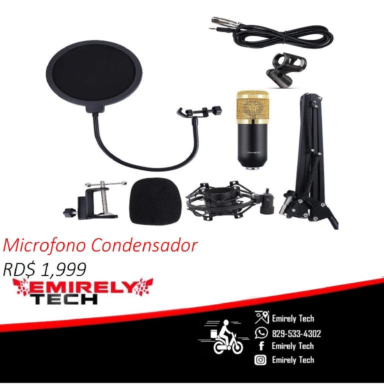 Microfono Condensador Profesional de estudio kit grabación  Foto 6997677-I1.jpg