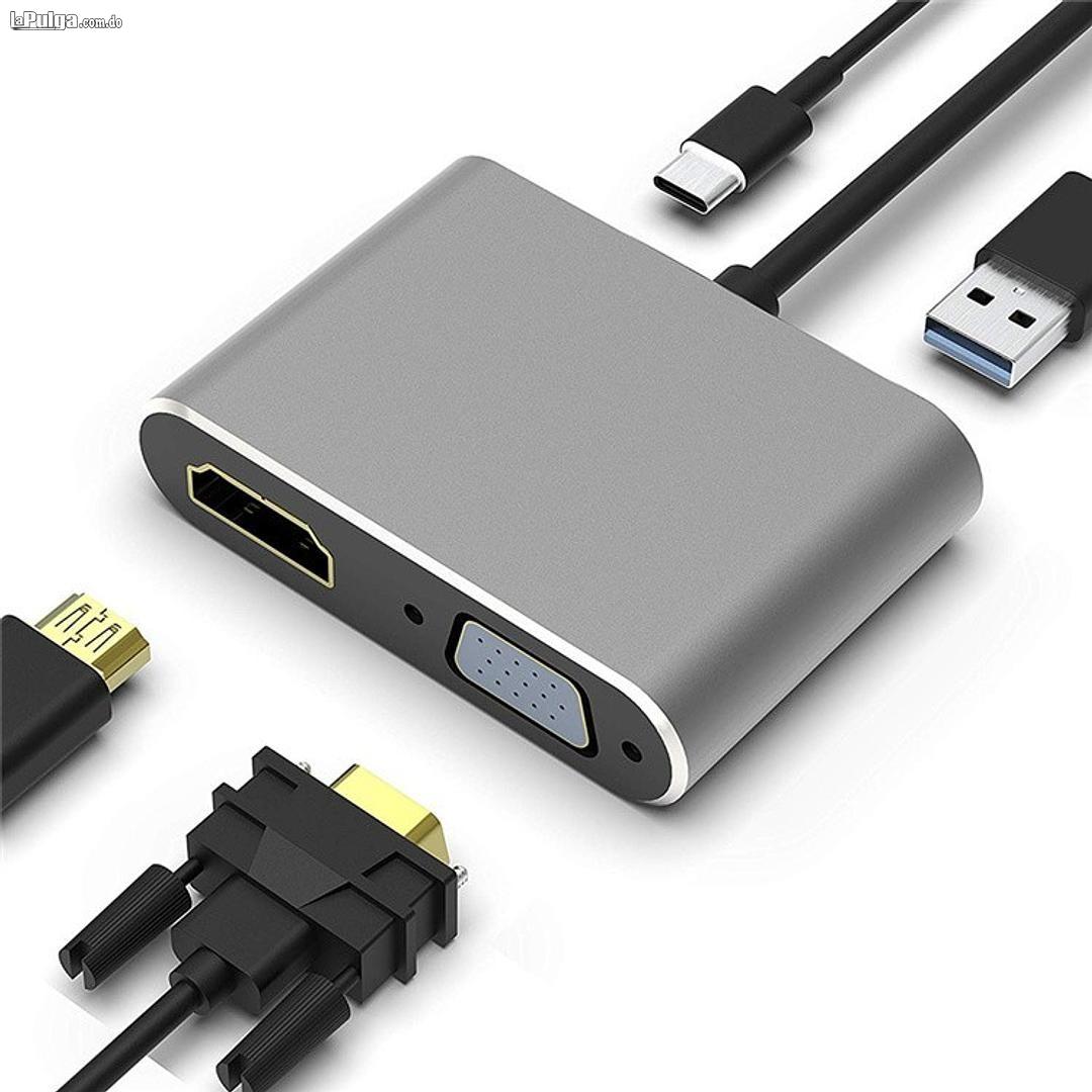 Adaptador tipo c 4 en 1 vgatipo c usb 3.0 hdmi 4 Foto 6998164-1.jpg