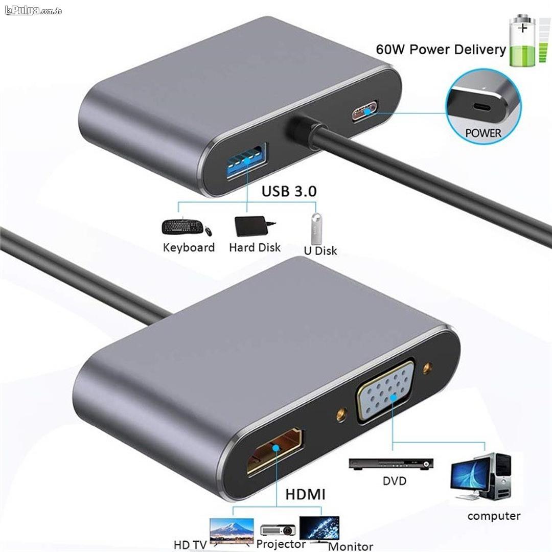 Adaptador tipo c 4 en 1 vgatipo c usb 3.0 hdmi 4 Foto 6998164-5.jpg