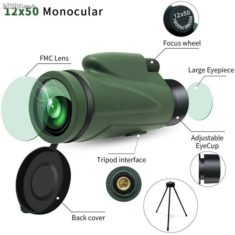 Telescopio Monocular 12X50 con Soporte rapido para Telefono  Foto 7004486-4.jpg