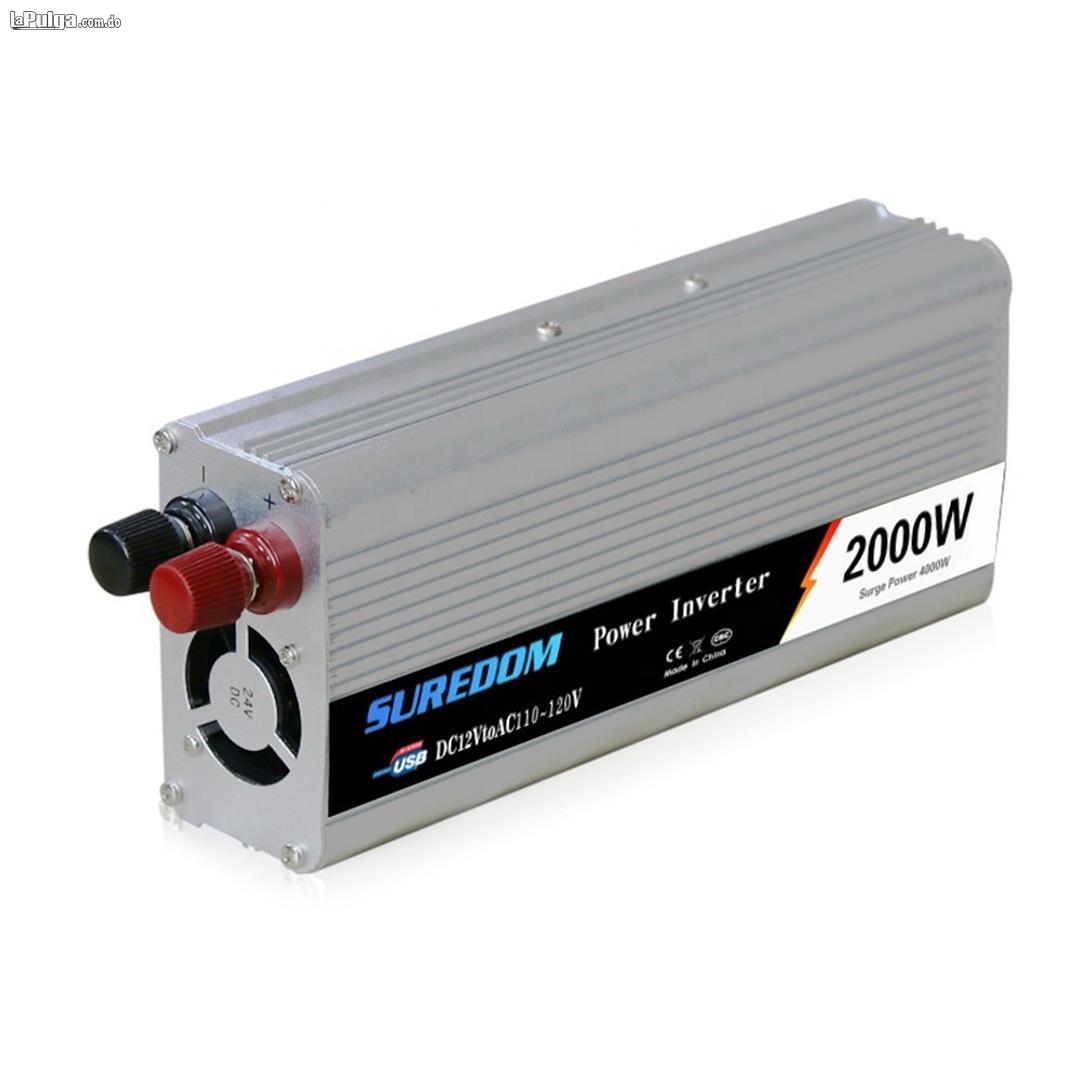 Inversor de corriente portátil cargador de carro power inverter 2000 W Foto 7014759-5.jpg