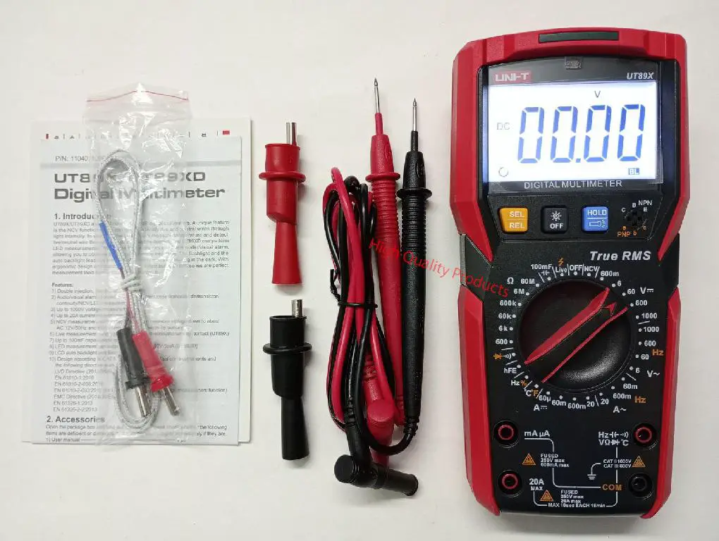 -----Multimetro Uni-T UT89X True RMS AC DC Ohmmeter Temperature NCV  Foto 7015469-C1.jpg