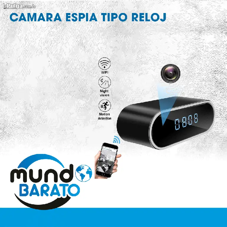 CAMARA ESPIA WIFI TIPO RELOJ 