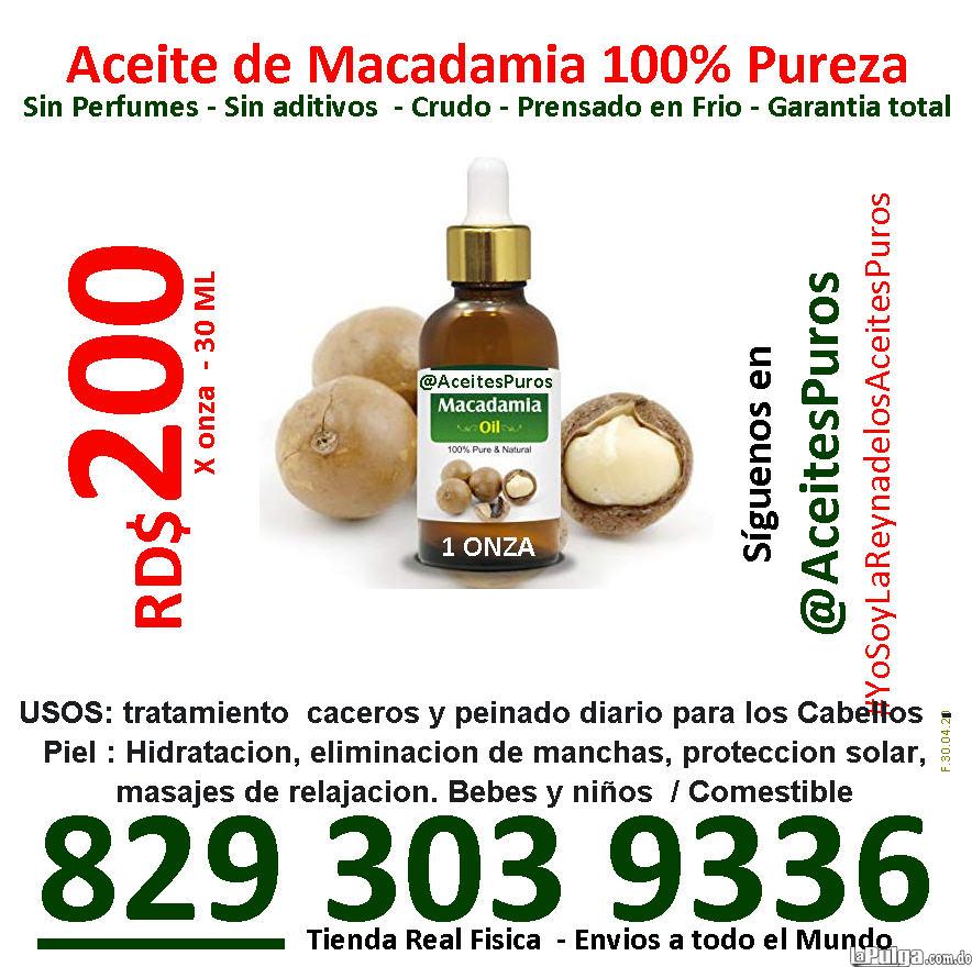 Aceite genuino puro original de nueces de macadamia fresco Foto 7030189-1.jpg