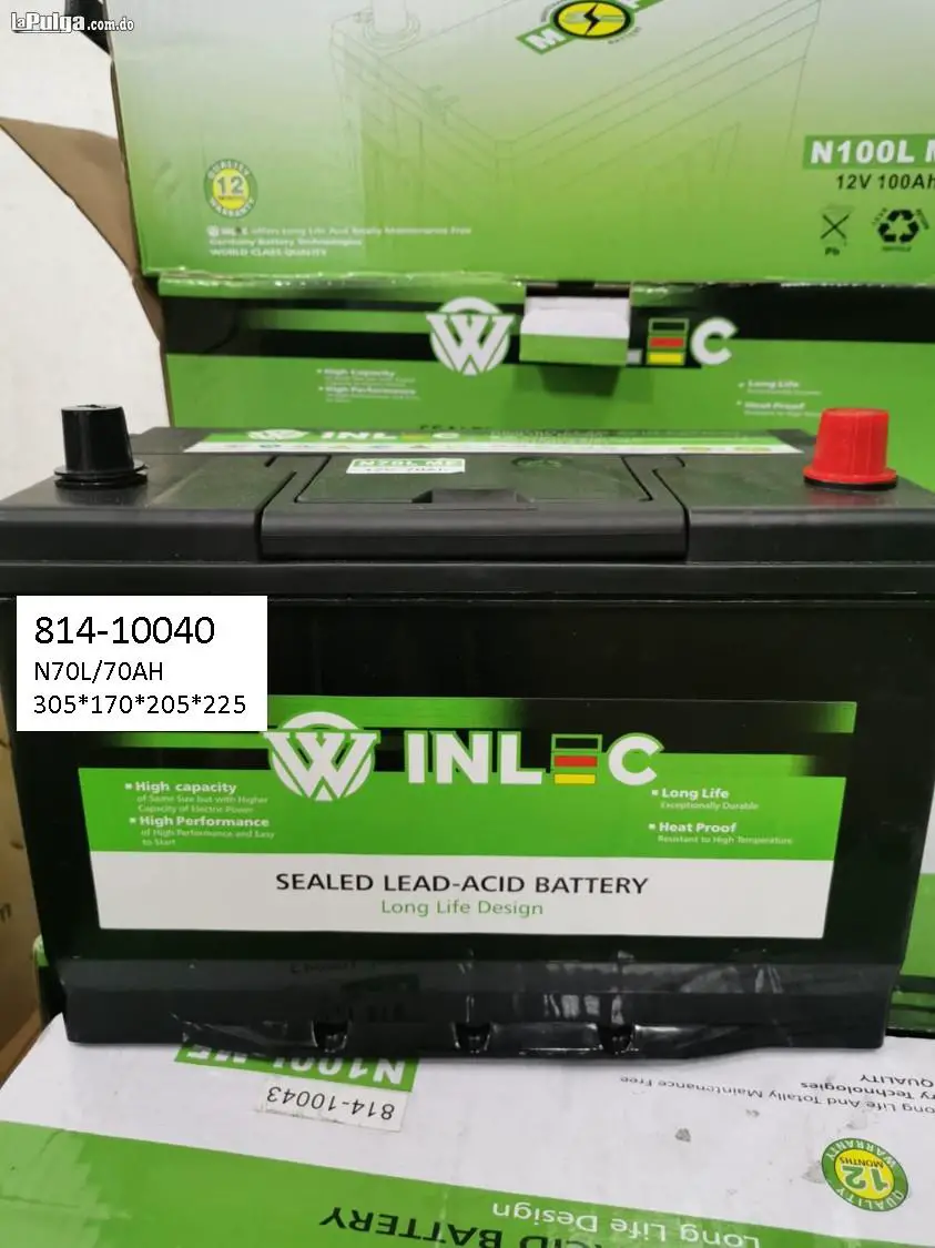 BATERIA SELLADA DE CARRO N70L 70AH  Foto 7030385-1.jpg