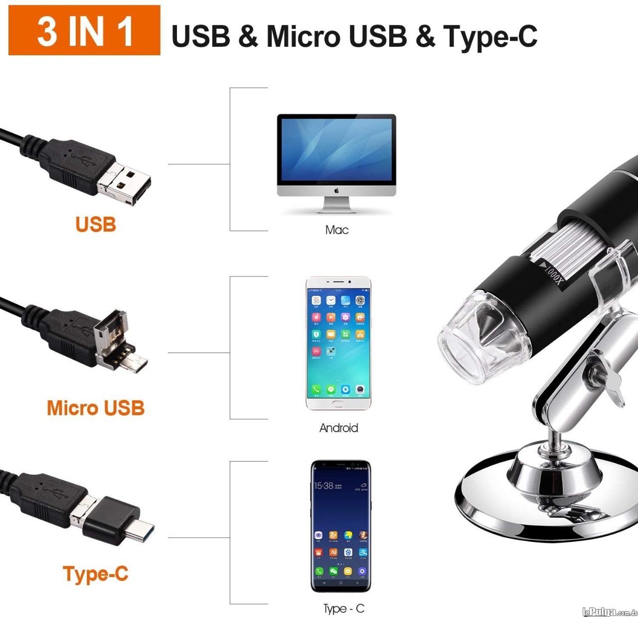 microscopio 8 LED USB Digital de mano endoscopio de lupa Cámara. Foto 7039010-4.jpg