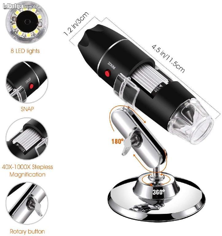microscopio 8 LED USB Digital de mano endoscopio de lupa Cámara. Foto 7039010-5.jpg