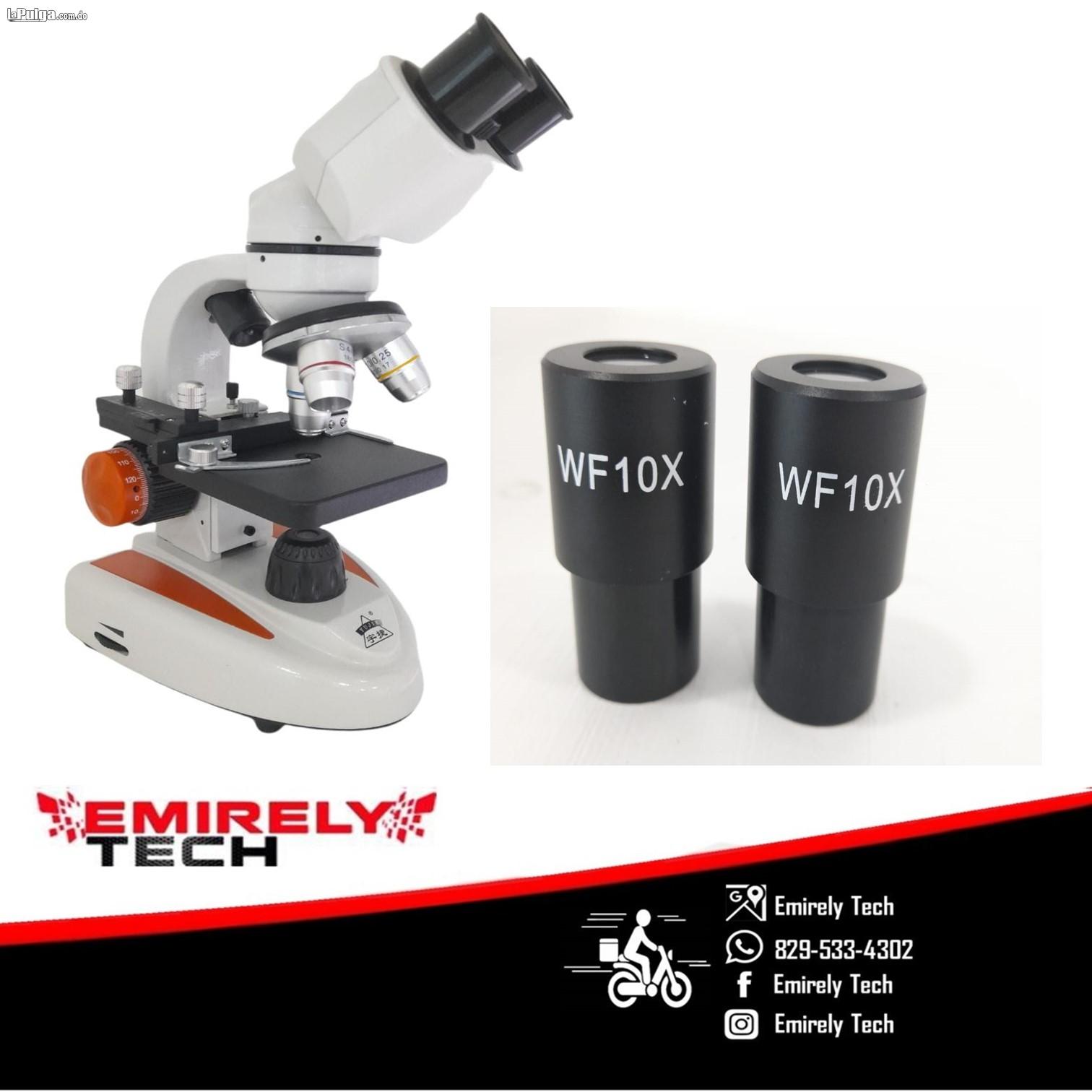 Microscopio electrico binocular biologico profesional para examen clí Foto 7041684-4.jpg