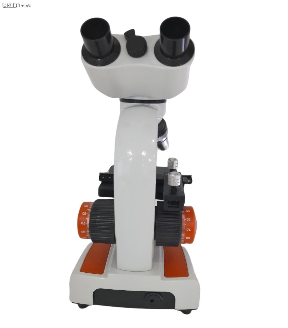 Microscopio electrico binocular biologico profesional para examen clí Foto 7041684-5.jpg