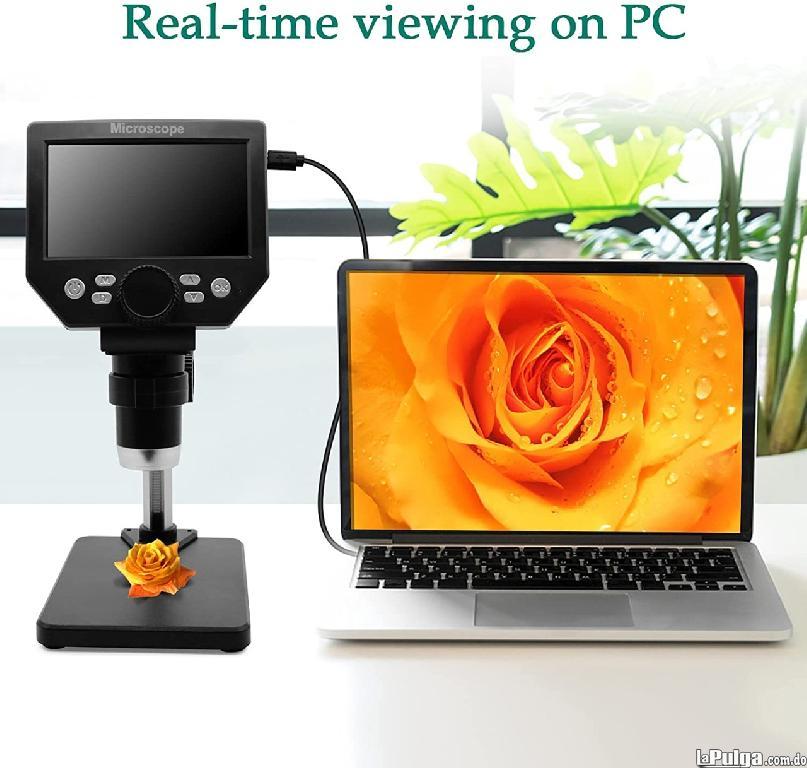 Microscopio USB digital con pantalla 4.3 pulgadas 1000X soporte ajusta Foto 7054740-4.jpg