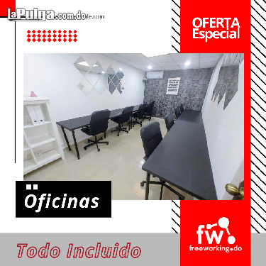 Se Renta Oficina Amueblada Todo Incluido en Naco para 8 personas Foto 7055562-3.jpg
