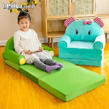 SOFA PLEGABLE MUEBLE PARA BEBES Y NIÑOS CAMA PLEGABLE