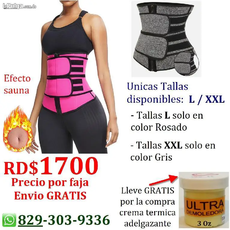 Fajas cinturillas de latex para sudar con velcro de doble ajuste hombr Foto 7067818-2.jpg