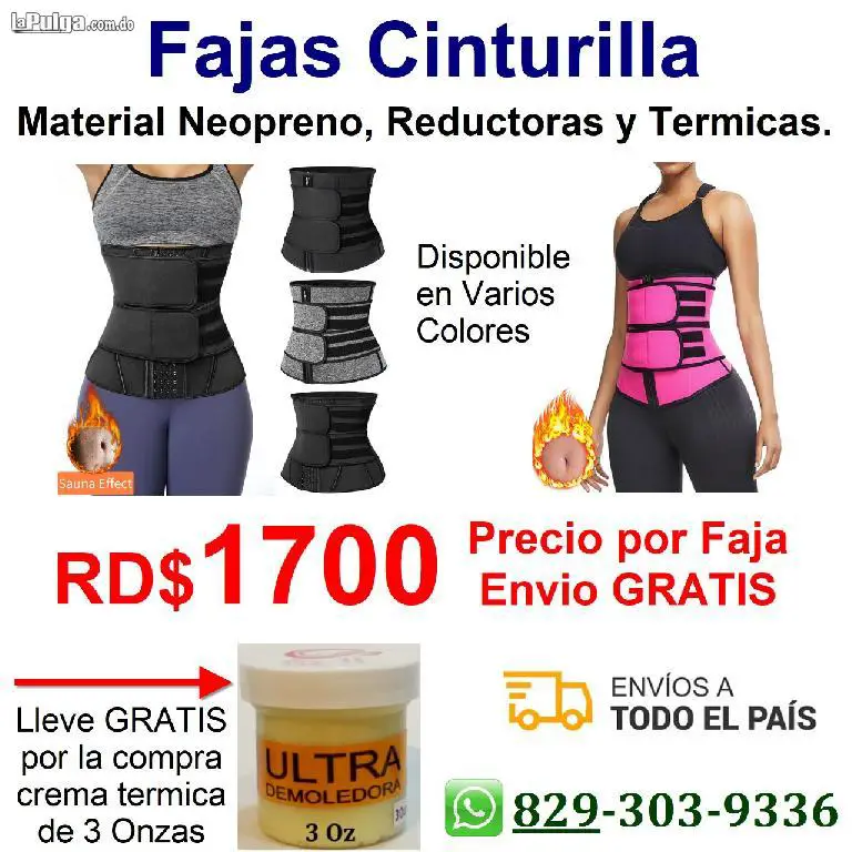 Fajas cinturillas de latex para sudar con velcro de doble ajuste hombr Foto 7067818-3.jpg