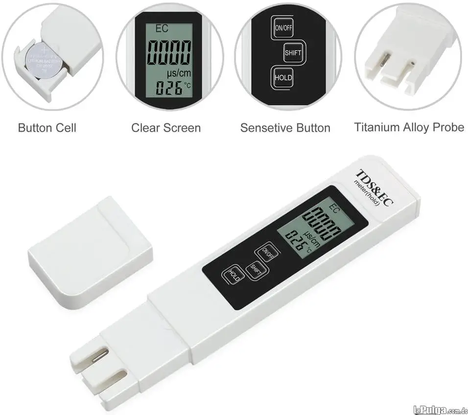 Medidor Digital de agua TDS EC ppm de temperatura de pureza del agua P Foto 7067972-2.jpg