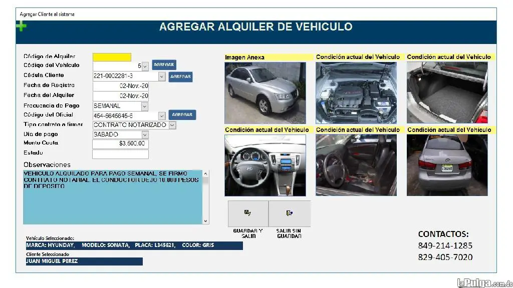 SISTEMA PARA ALQUILER DE VEHICULOS Foto 7072522-2.jpg