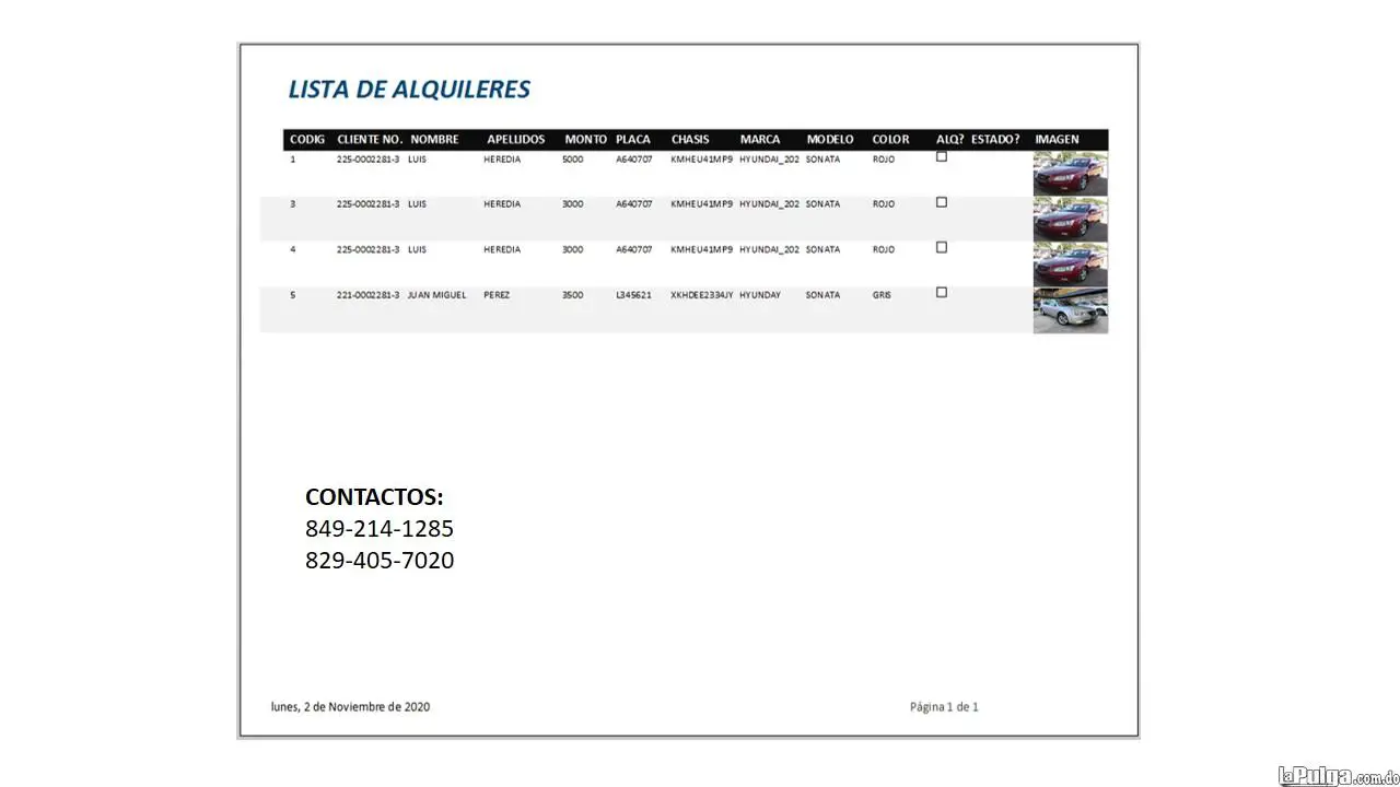 SISTEMA PARA ALQUILER DE VEHICULOS Foto 7072522-3.jpg