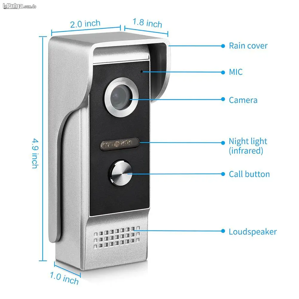 Videoportero intercomunicador con vision nocturna Sistema de intercom Foto 7077393-2.jpg
