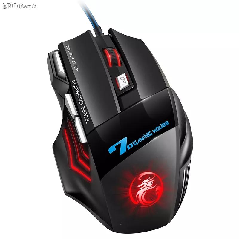 Mouse Gamer Óptico USB de 7200 DPI USB Luz LED 7 Colores Foto 7079631-2.jpg