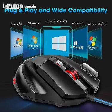 Mouse Gamer Óptico USB de 7200 DPI USB Luz LED 7 Colores Foto 7079631-5.jpg