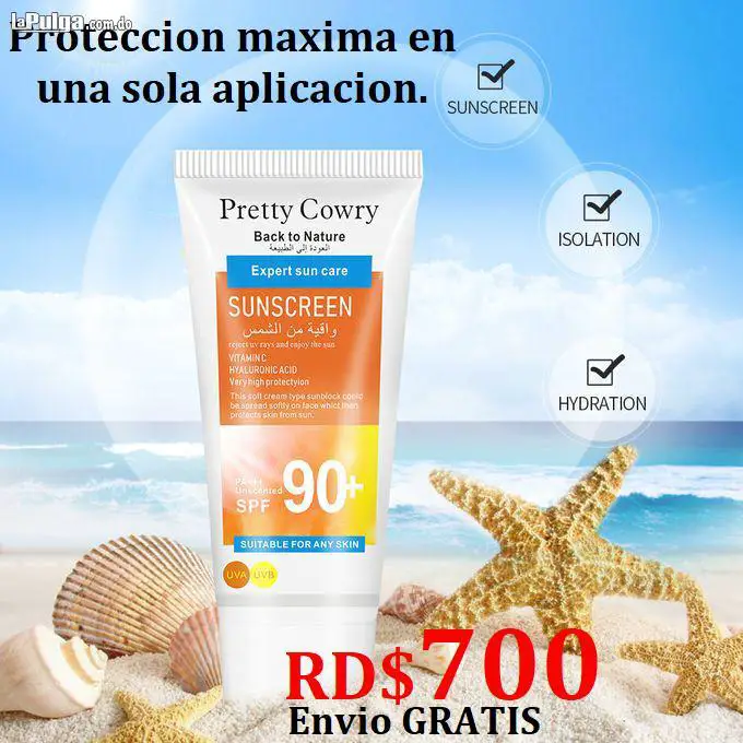 Protector solar de alto factor solar 90 SPF marca famosa Pretty cowry Foto 7088717-2.jpg