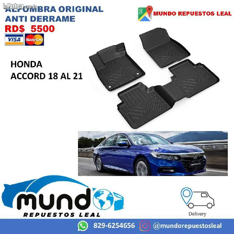 ALFOMBRA ORIGINAL HONDA ACCORD 2018 AL 2021 Foto 7093852-2.jpg