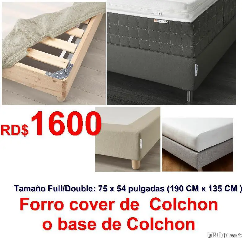 FORRO DE CAMA IKEA COVER PROTECTOR COLOR BEIGE CREMA CARAMEL Foto 7099445-2.jpg