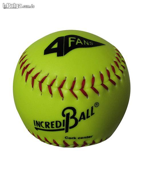 Pelota para softball 4Fans JM180 Cork Center Amarilla Foto 7107299-4.jpg