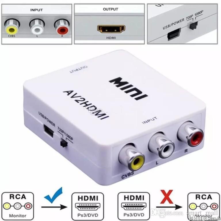 Adaptador convertidor de AV RCA a HDMI Foto 7107641-1.jpg