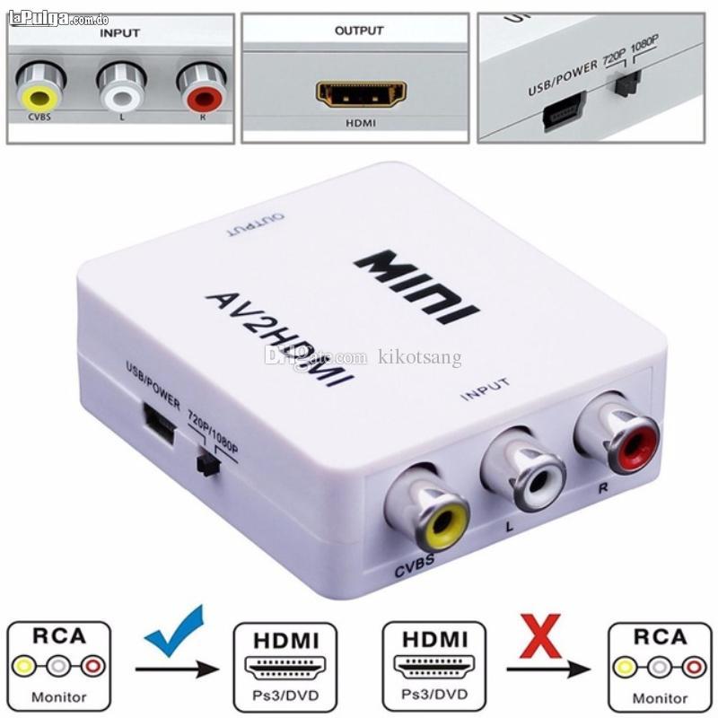 Convertidor adaptador HDMI a RCA audio y video Foto 7107642-2.jpg