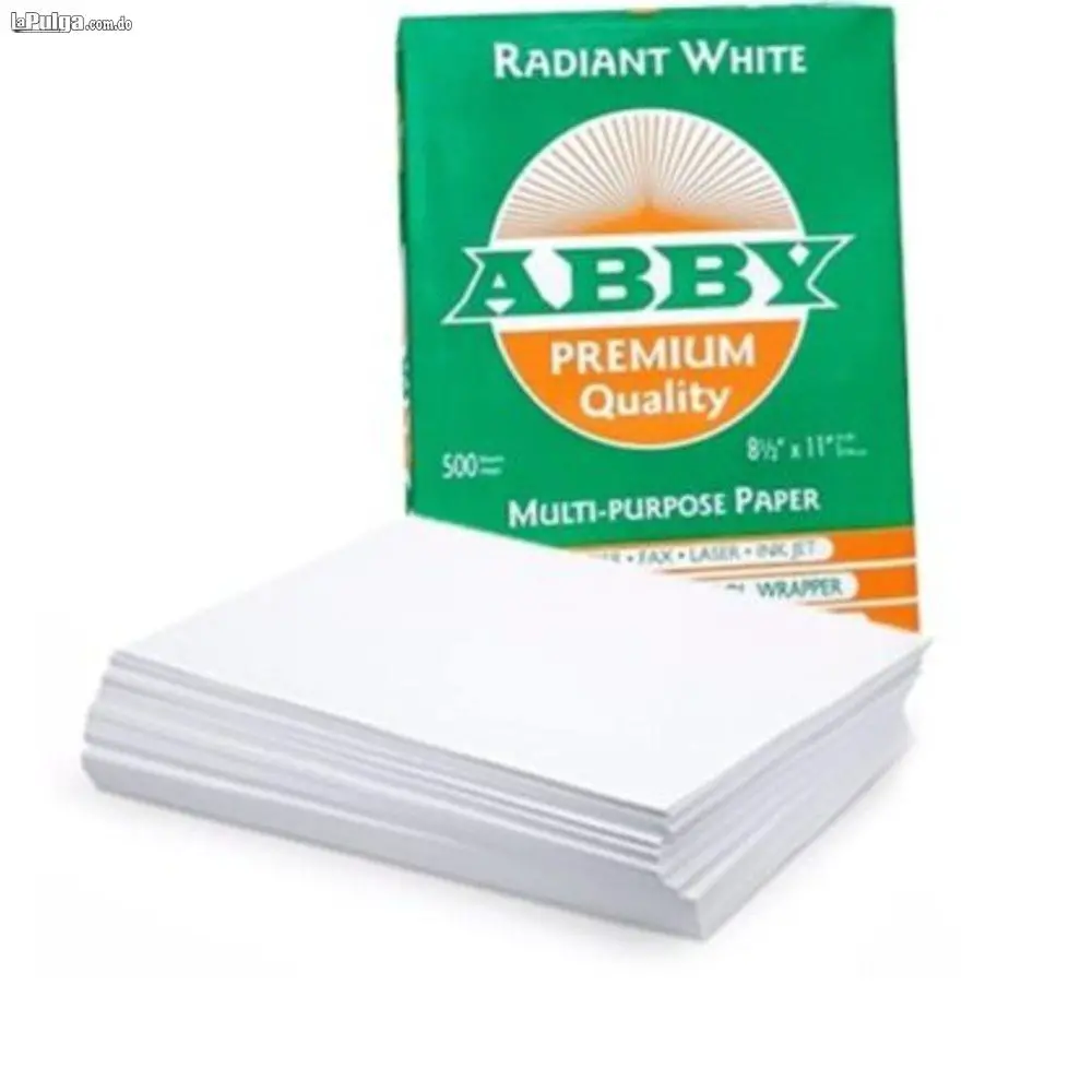 RESMA DE PAPEL BLANCO RADIANTE BOND 20 - 8.5 x 11 - ABBY PREMIUM 50 Foto 7108138-2.jpg