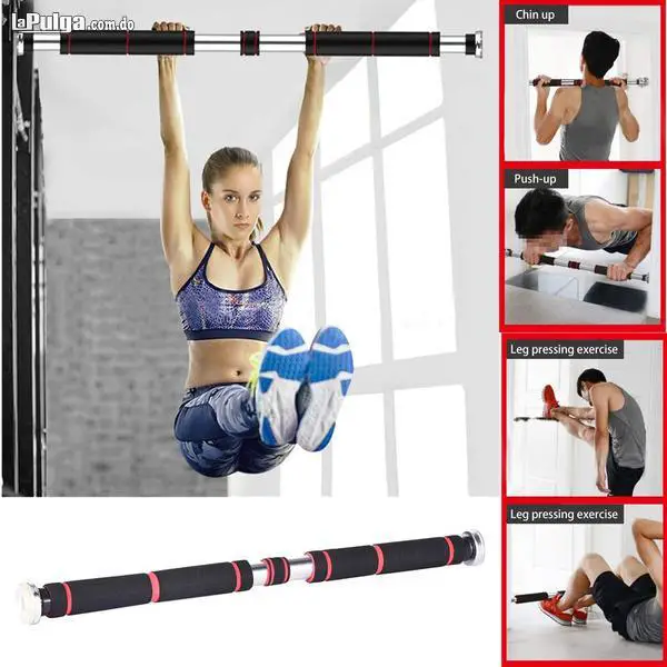 Barra de ejercicio horizontal extensibles para puertas  Foto 7108589-1.jpg