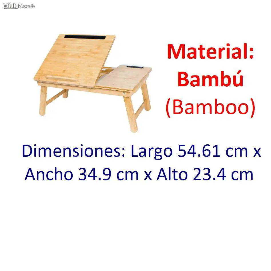 Mesa bandeja multifuncional portatil plegable de bambu bamboo Foto 7111368-2.jpg