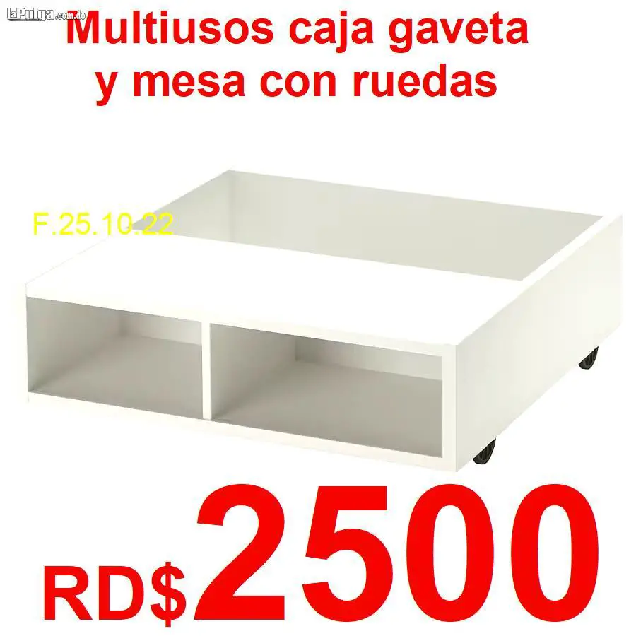 Mueble multifuncional gaveta con ruedas almacenaje y mesa de noche  NU Foto 7112967-3.jpg