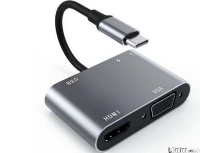 Adaptador 5 en 1 HDMI VGA 4K Compatible con MacBook/Nintendo Switch/S Foto 7113285-3.jpg
