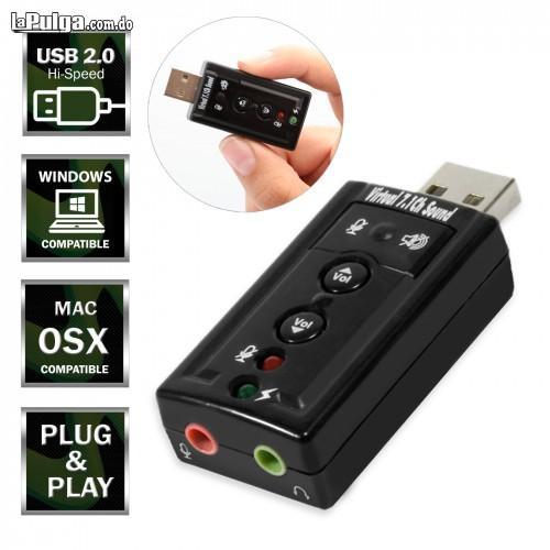 Adaptador USB de sonido - audio para PC 7.1 Foto 7113320-3.jpg
