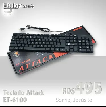 Teclado  Attack ET6100  Betuel Tech Foto 7114739-1.jpg