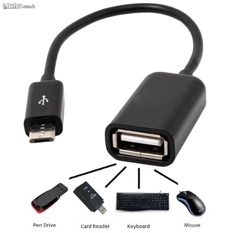 OTG V8 micro USB conecta dispositivo USB a tu celular Foto 7115104-1.jpg