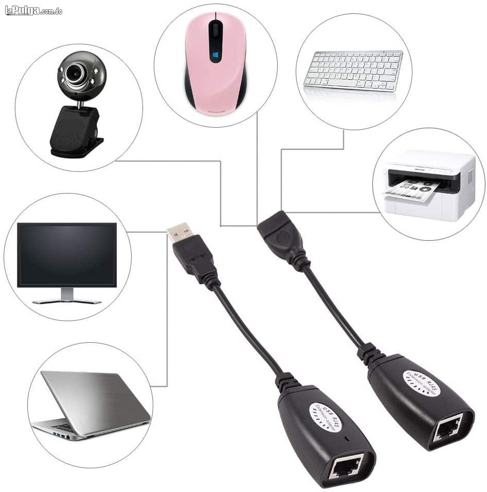 Adaptador de extensión USB 2.0 a RJ45 Foto 7115154-4.jpg
