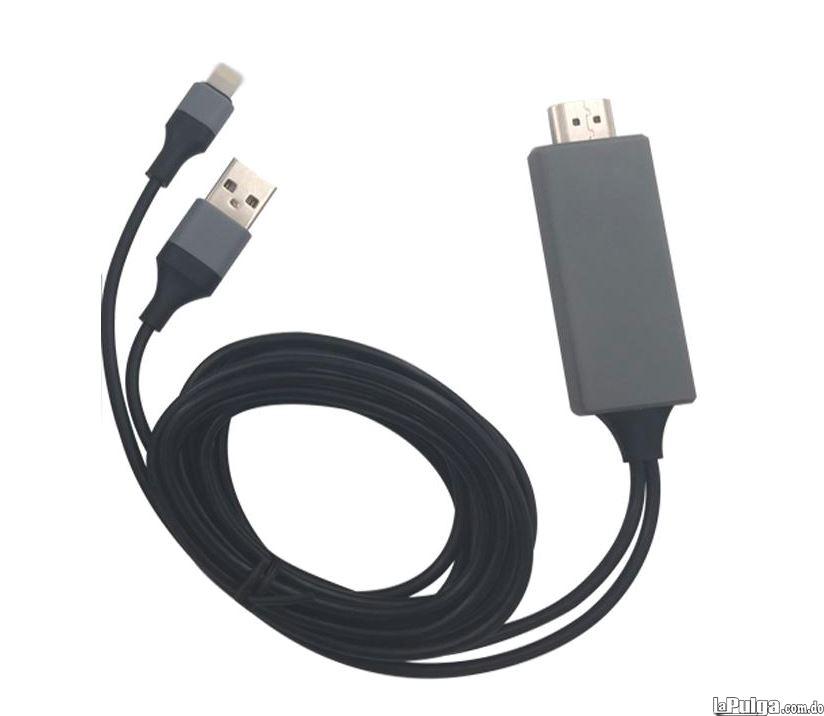 Cable HDMI para celulares iPhone - duplica en tu TV la pantalla de tu